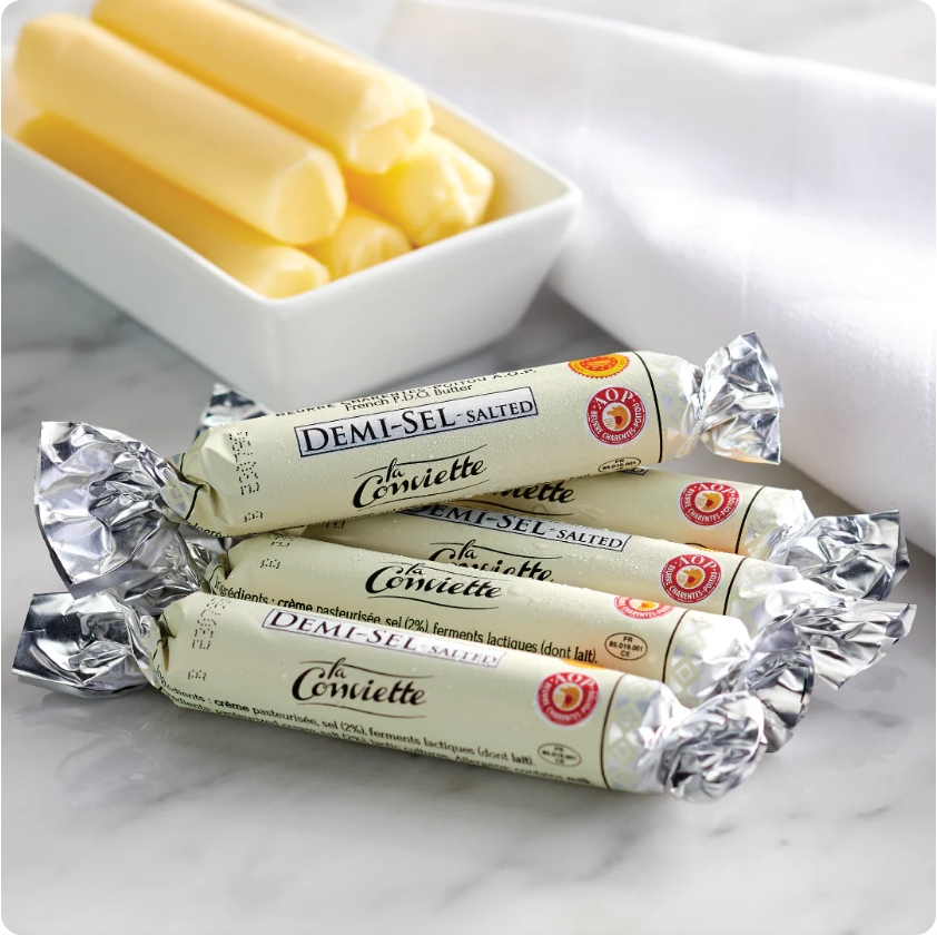 La Conviette Salted Butter ( Demi-Sel ) - 15g x 30p